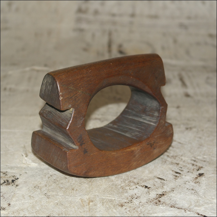 19th century Cook Island tapa press