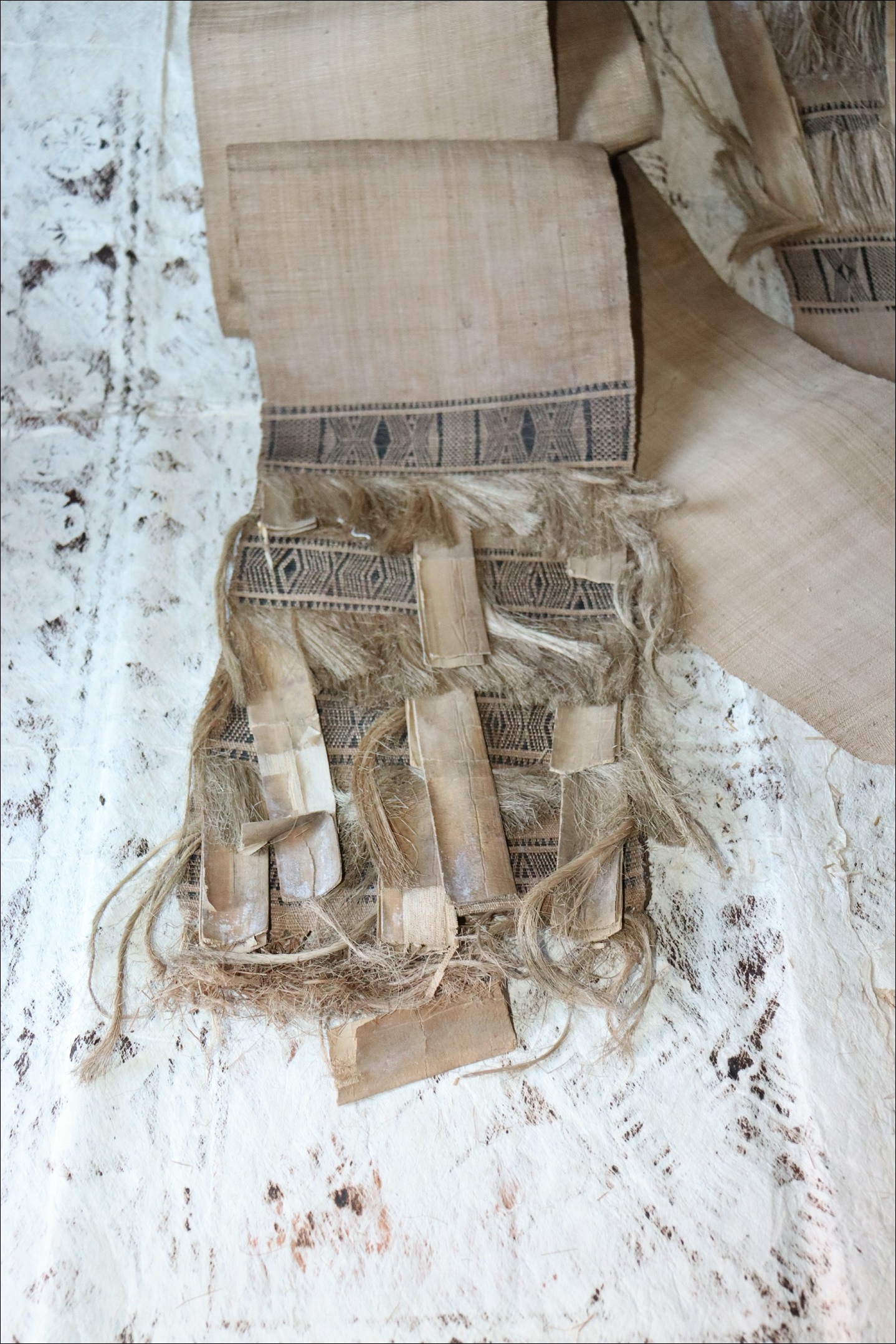 19th century Santa Cruz sash
