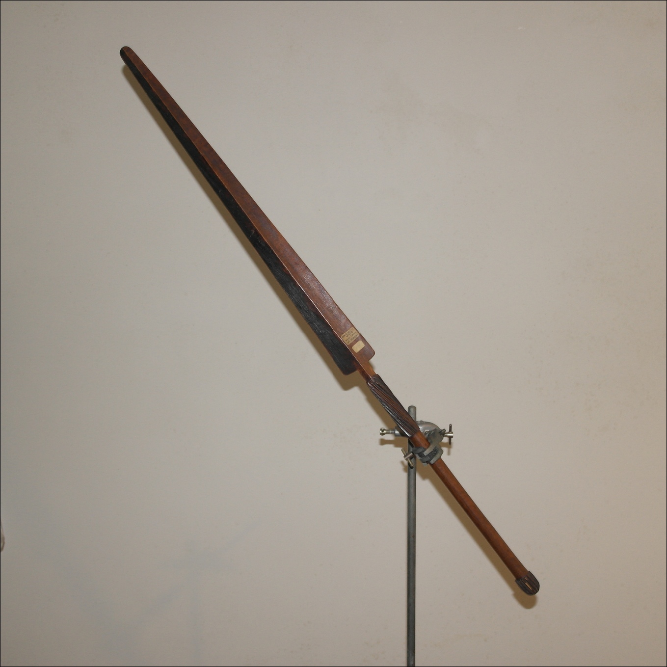 19th century African Nguni (Zulu) ceremonial dance staff, Zulu antique, 19th century African zulu ceremonial spear