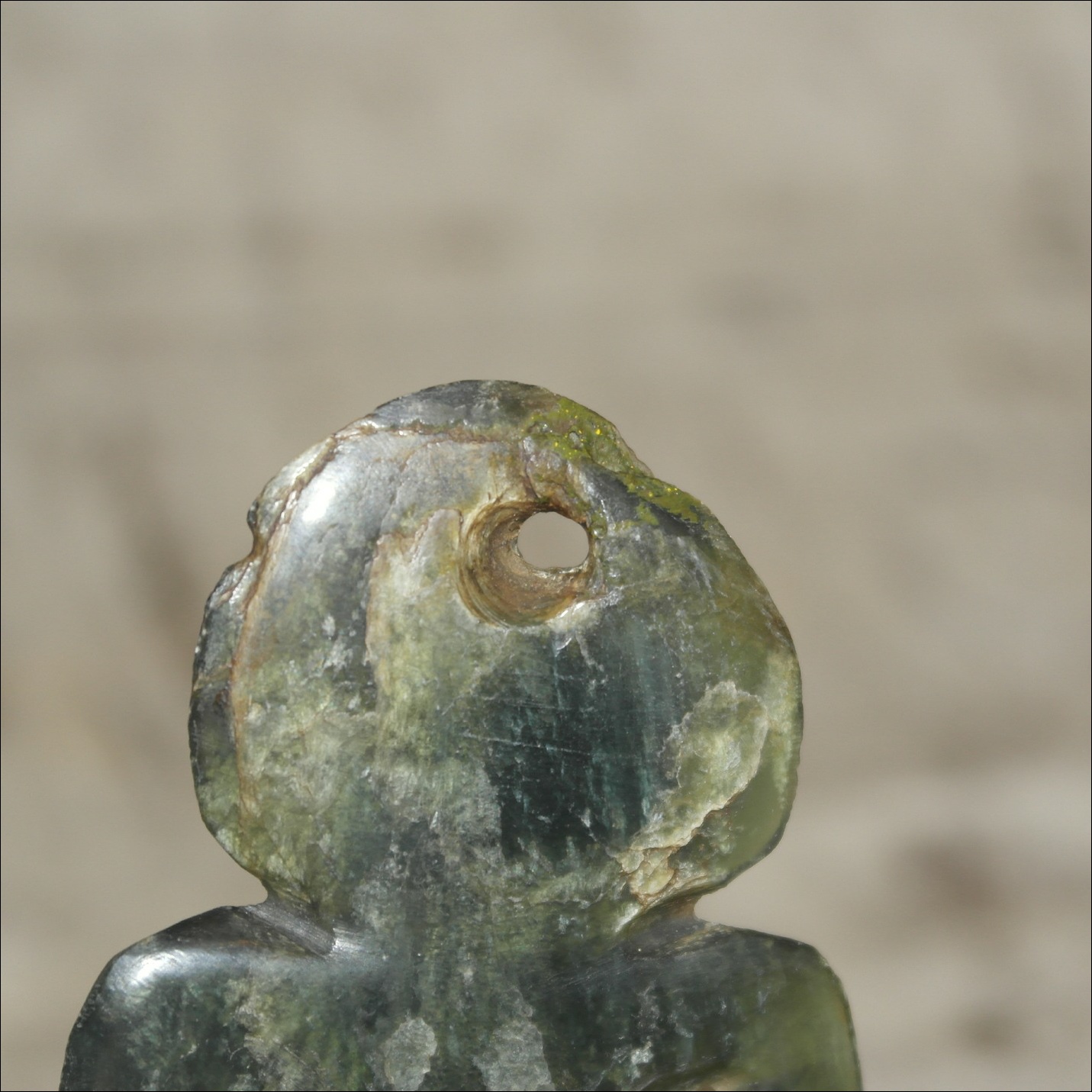 19th century Maori greenstone tiki, greenstone, antique maori pendant, nephrite, maori antique, maori antique, antique maori pounamu pendant, maori artifact, greenstone pekapeka, 19th century maori tiki, hei tiki, antuque maori, maori artifact, maori club, polynesian tribal art antiques and weapons gallery, oceanic tribal art antiques and weapons gallery, ethnographic tribal art antiques and weapons gallery, 19ème siècle Maoris massue de guerre, looking to buy tribal antiques art and weapons, buying Maori antiques, buying Maori clubs, artifacts and weapons, buying Maori antiques, buying Maori clubs and artifacts