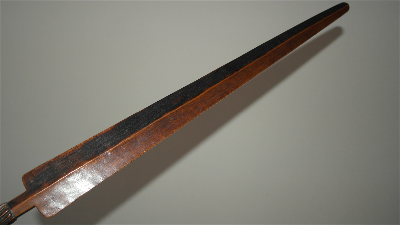 19th century African Nguni (Zulu) ceremonial dance staff, Zulu antique, 19th century African zulu ceremonial spear