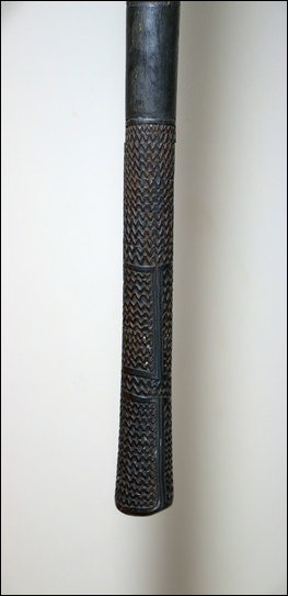 19th century fijian bowai club, Allan Stone Collection, 19th century Fijian antique, 19th century Fijian club, 19th century Fijian war club, Fijian weapon, Fijian artifact, Polynesian tribal art antiques and weapons gallery, Oceanic tribal art antiques and weapons gallery, ethnographic tribal art antiques and weapons gallery, 19ème siècle Fidji massue de guerre, looking to buy Fijian tribal antiques art and weapons, buying Fijian antiques, buying Fijian clubs artifacts and weapons, selling Fijian antiques, selling Fijian clubs artifacts and weapons