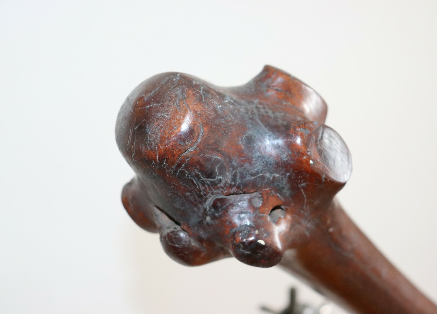 19th century Fijian vunikau club, Vunikau-bulibuli-sevaro, fijian vunikau, 19th century Fijian antique, 19th century Fijian club, 19th century Fijian war club, Fijian weapon, Fijian artifact, Polynesian tribal art antiques and weapons gallery, Oceanic tribal art antiques and weapons gallery, ethnographic tribal art antiques and weapons gallery, 19ème siècle Fidji massue de guerre, looking to buy Fijian tribal antiques art and weapons, buying Fijian antiques, buying Fijian clubs artifacts and weapons, buying Fijian antiques