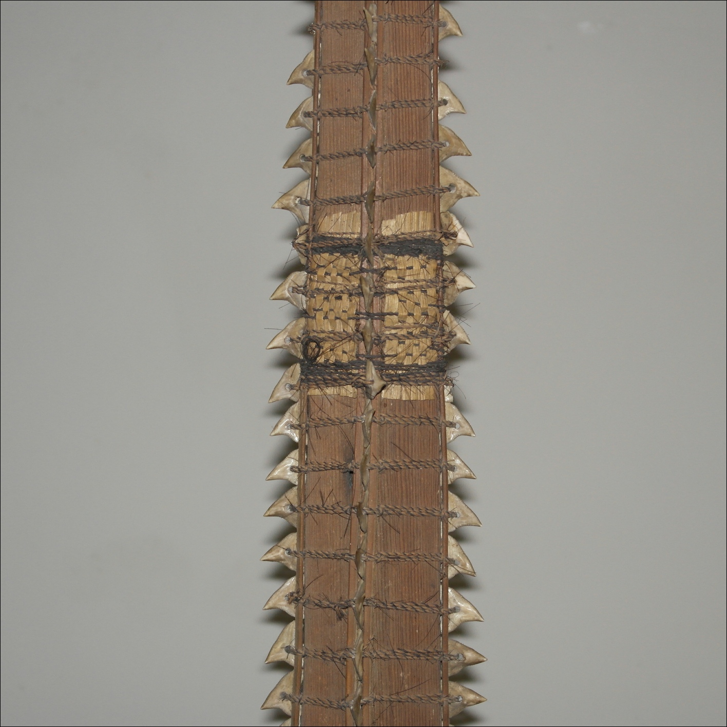 Tetoanea or Tewinnarei, 19th century Gilbert Islands Kiribati shark tooth sword, Tribal Art Gallery, 19th century Polynesian art and weapons, Ethnographic antiques, artifacts and weapons, 19th century 19th century Gilbert Islands Kiribati shark tooth sword  club, 19th century Melanesian and Micronesian  art antiques and weapons, Ethnographic antiques  artifacts and weapons, 19th century 19th century Gilbert Islands Kiribati shark tooth sword war club, melanesian and micronesian antique, melanesian and micronesian artifact, 19th century 19th century Gilbert Islands Kiribati shark tooth sword Island artifact, Polynesian tribal art antiques and weapons gallery, Oceanic tribal art antiques and weapons gallery, ethnographic tribal art antiques and weapons gallery, 19ème siècle 19th century Gilbert Islands Kiribati shark tooth sword massue de guerre, looking to buy 19th century Gilbert Islands Kiribati shark tooth sword tribal antiques art and weapons, buying 19th century Gilbert Islands Kiribati shark tooth sword antiques, buying melanesian and micronesian clubs artifacts and weapons, buying 19th century Gilbert Islands Kiribati shark tooth sword antiques