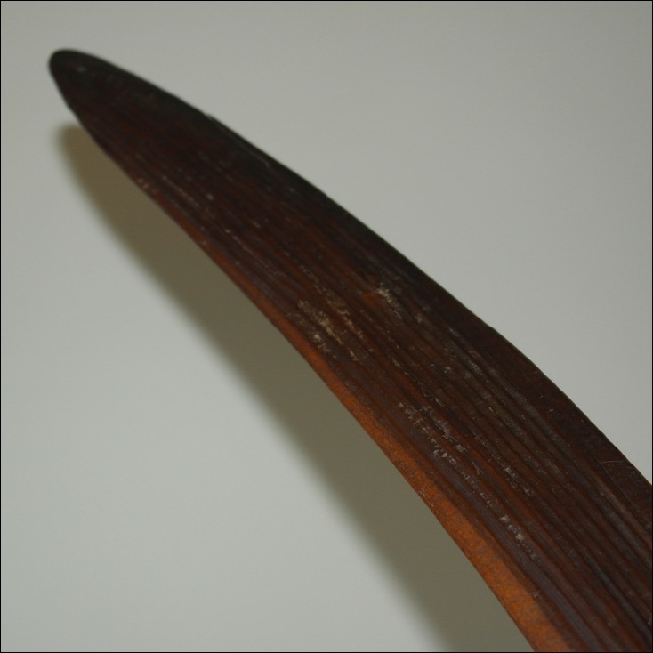 19th century Aboriginal boomerang, 19th century Australian Aboriginal club, antique aboriginal weapon, antique aboriginal boomerang, antique 19th century Aboriginal club, Australian Aboriginal artifact