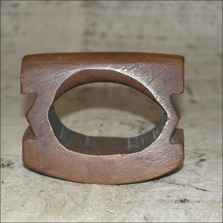 19th century Cook Island tapa press
