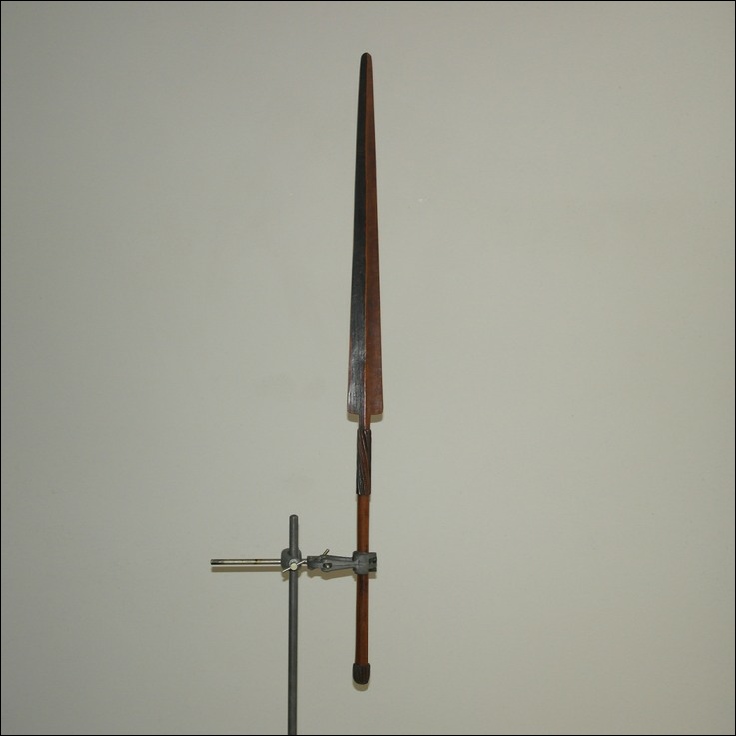 19th century African Nguni (Zulu) ceremonial dance staff, Zulu antique, 19th century African zulu ceremonial spear